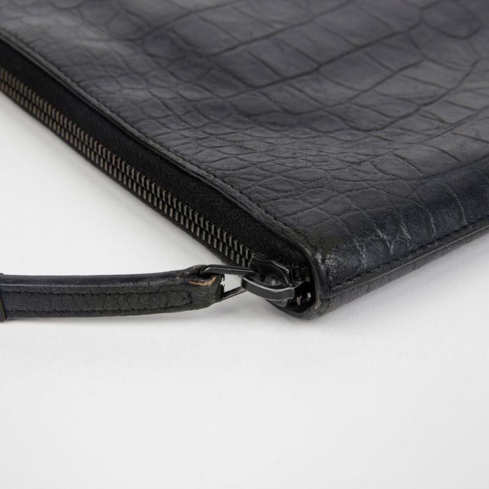 Crocodile Pattern Tablet Clutch Bag - image 8